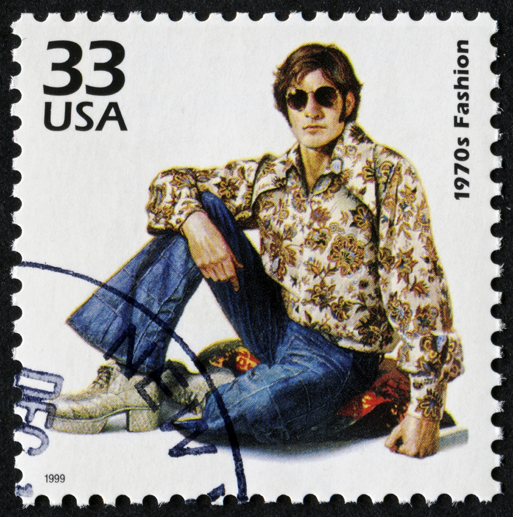 70s style US Stamp - smaller
